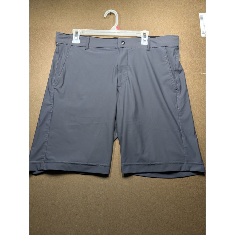 Psycho Bunny Mens Gray Golf Shorts Performance Active Size 36